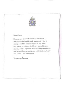 Letter from Pope Francis to Clara