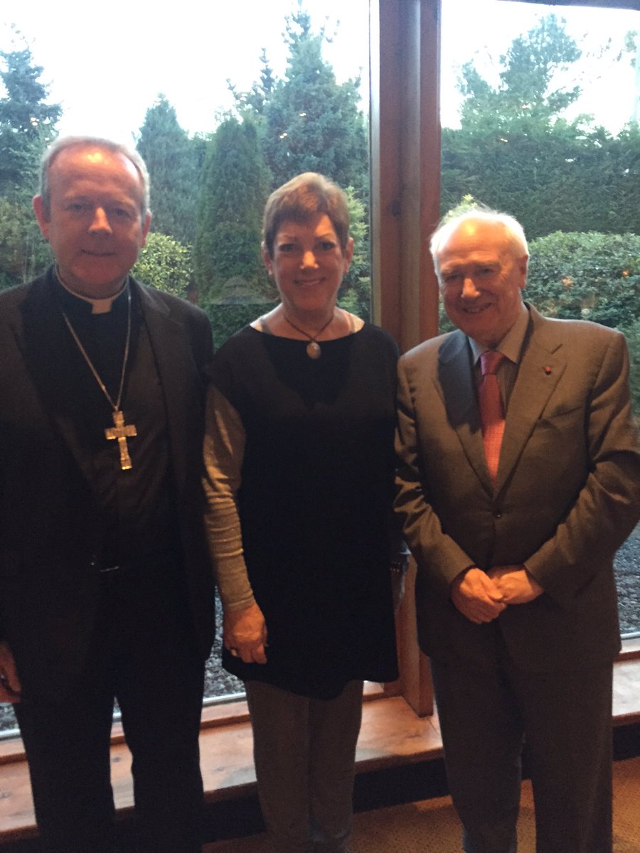 Archbishop Eamon Martin, Archbishop of Armagh and Primate of All Ireland; Ms Teresa Kettelkamp of the Pontifical Commission for the Protection of Minors; and Mr John Morgan, chair of the National Board for Safeguarding Children in the Catholic Church in Ireland, at the annual child safeguarding conference in Tullamore, Co Offaly.
